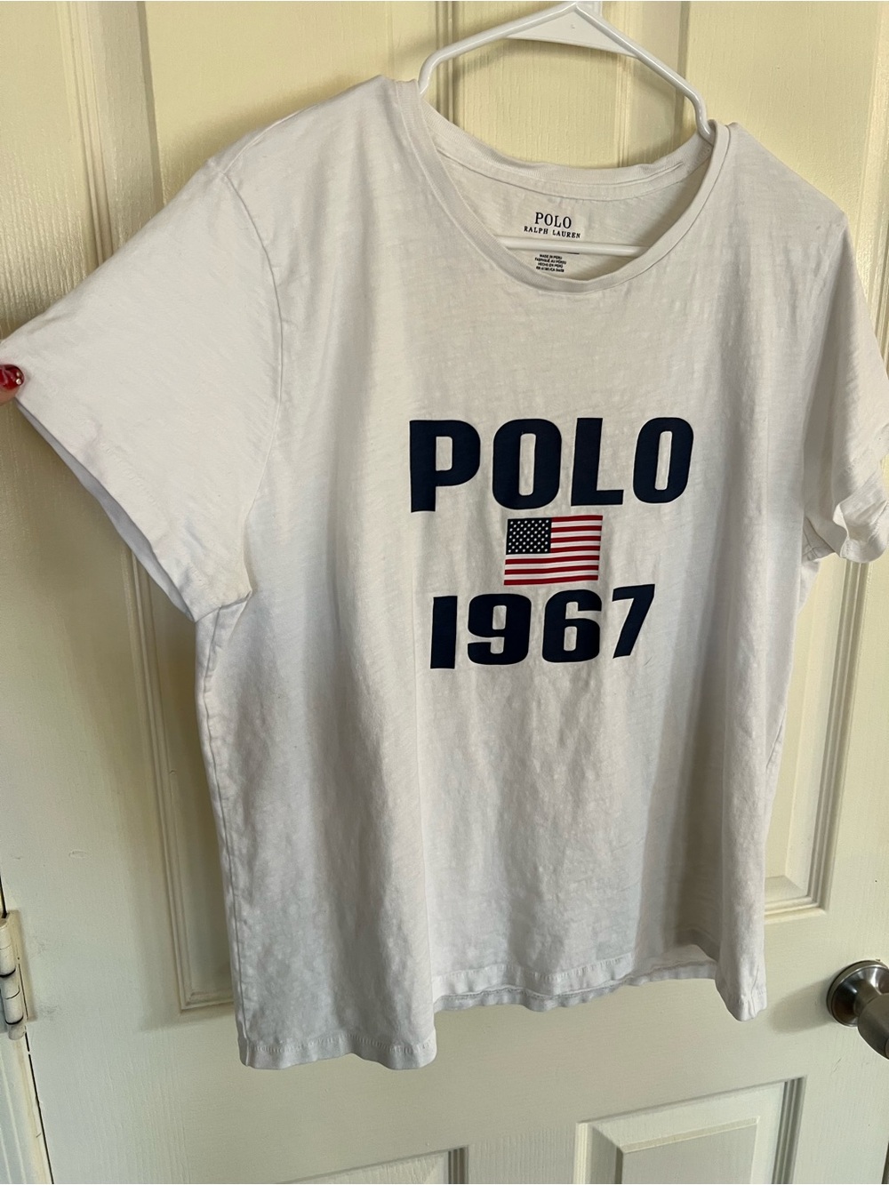 Polo Ralph Lauren Polo 1967 USA Flag Graphic Tee XL - Picture 9 of 9